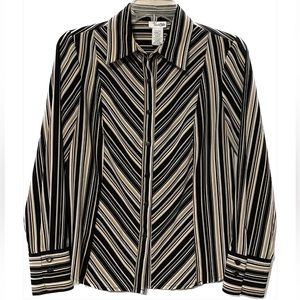 East 5th Striped Button Down Shirt Sz SP